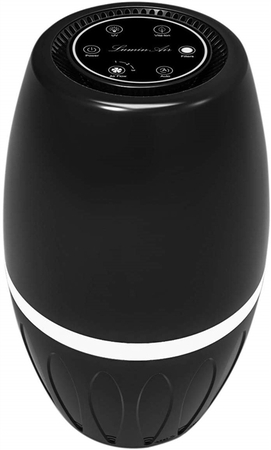 A1+5-in-1 Air Cleaning System True HEPA UV-C Light Sanitizer Purifier Odor Reducer Filters Black