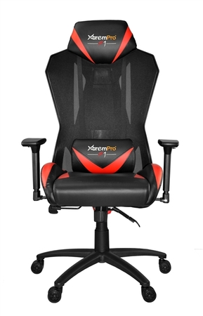 22045 Gaminng Chair F1 MESH SWIVEL GAMING CHAIR (BLACK+RED)