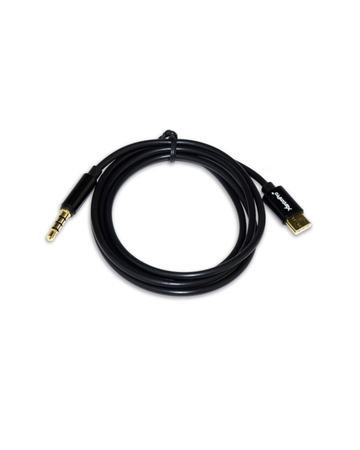 11168 Type C to 3.5mm Audio Aux jack Headphone USB C Male to 3.5mm Male Cable Adapter Black