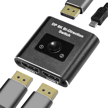 Displayport 1.4 8K Bi-Direction Switch