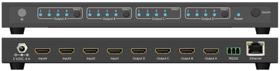 HDMI 2.0 4X4 Matrix Switcher 4:4:4