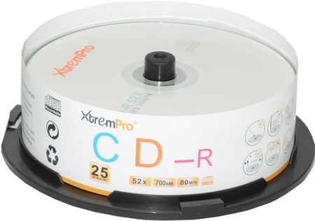 11037 Blank CD DVD-R 16X 4.7GB 120 Minutes DVD 25 Pack Storage Media in Spindle