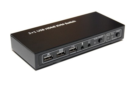 2X1 USB HDMI® KVM Switch
