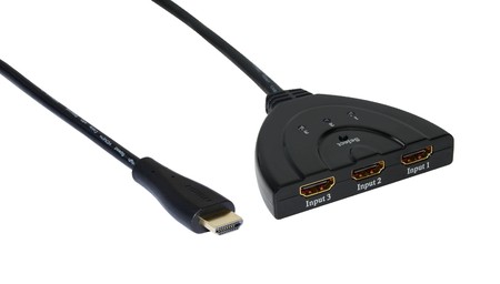 Ultra-high Performance 3 Ports Pigtail HDMI 4K 60HZ/HDCP 2.2 Switcher