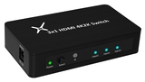 11006 HDMI Switch Ultra Slim 3 in 1 out ports Aluminum with IR Remote and AC Adapter