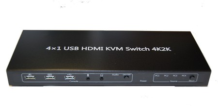 4X1 USB HDMI® KVM Switch 4K2K