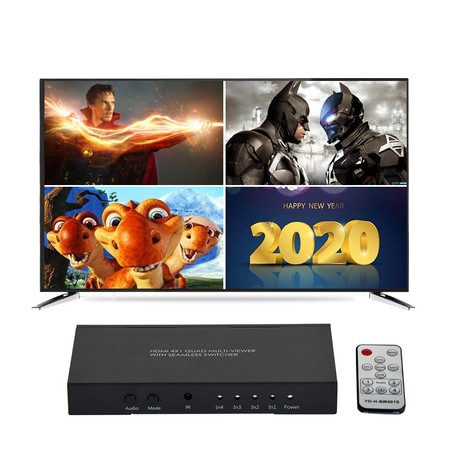 HDMI 4X1 QUAD MULTI-VIEWER WITH SEAMLESS SWITCHER
