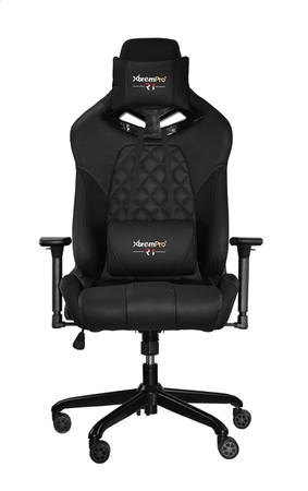 22042 RBG Multicolor Light R1 Gaming Chair Race Style Seat with Lumbar and Pillow Support Black