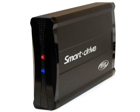 ME350V4-ISA-BK 3.5" Aluminum USB 2.0 Smart Drive External Enclosure for IDE & SATA Hard Drive