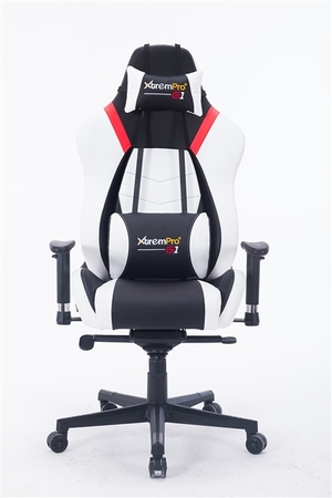 G1 22051 High-back GAMING CHAIR (BLACK+WHITE)