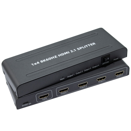 8K HDMI 2.1 1x4 Splitter