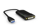 11056 USB To DVI Multi-Display Adapter External USB 3.0 Video Graphics Card Black