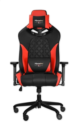 22044 RBG Multicolor Light R1 Gaming Chair Race Style Seat with Lumbar and Pillow Red / Black
