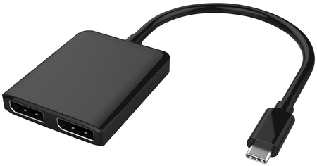 Type-C to 2 DisplayPort 4K adapter