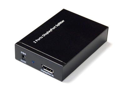 1X2 DisplayPort 1.2a 4K2K Powered Splitter, Support MST, HBR2, 3D Formats and GTC Assist (DP++)