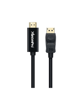 11162 DisplayPort to HDMI Cable DP 1.0 to HDMI DP 2.0 6 Feet for 4K Ultra HDTV, Monitor, Projector