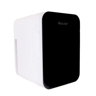 Portable 10 Liter Cooler and Warmer Compact Mini Refrigerator W/ Eraser Door Board Black For Home