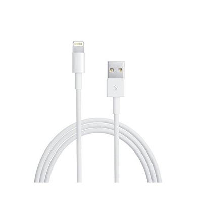 11103 USB Charger Cable Fast Charging Data Sync 6.6 FT MFI Certified Fast Lighting Charge White
