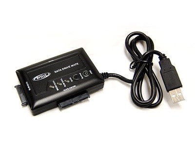 BT-370 3-IN-1 USB 2.0 to Standard SATA, Slim and Micro SATA Adapter, With OTB (One Touch Backup)