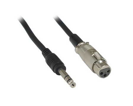 MICPH-MF 1/4" Stereo phone Plug to 3 pin XLR Female Cable