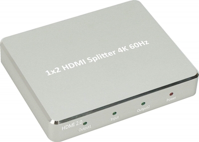 62102KA Home > Video > &nbsp;HDMI Splitter Slim 1x2 Ports, 1 in 2 out Aluminium Splitter-White
