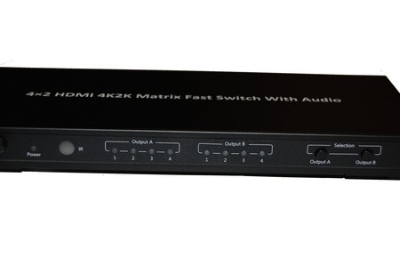 4x2 HDMI® 4K2K Matrix Fast Switch with Audio