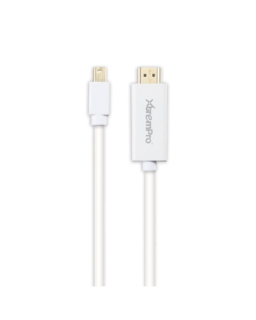 11165 Mini DisplayPort to HDMI Cable Mini DP to HDMI DP 6 Feet Thunderbolt Port Compatible White