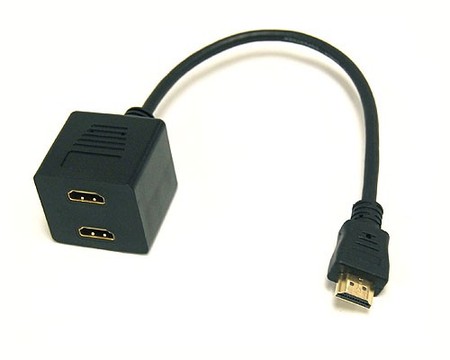 BTA-036 HDMI* Female x 2 to HDMI* Male Adaptor