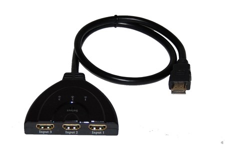 Ultra-high Performance 3 Ports Pigtail HDMI® 4K2K Switcher