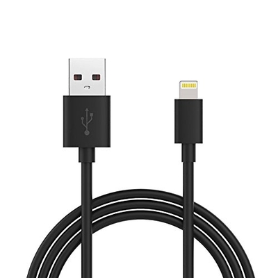 11102 USB Charger Cable Fast Charging Data Sync 3.3 FT MFI Certified Fast Lighting Charge Black