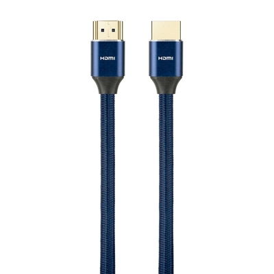 HM21-3K 3FT HDMI TO HDMI M/M CABLE V2.1 48GBPS 8K60HZ Blue